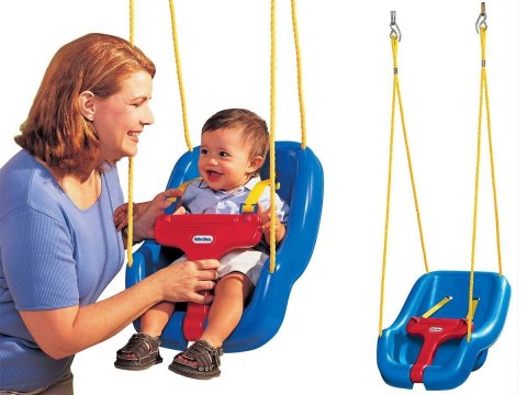 Little Tikes 2-in-1 Snug n Secure™ Swing 4 pk Displayer Huśtawka Niebieska 617973 Little Tikes 2-in-1 Snug n Secure™ Swing 4 pk Displayer Huśtawka Niebieska 617973