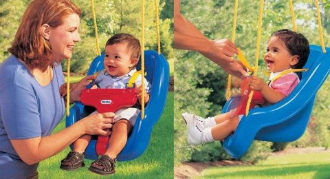 Little Tikes 2-in-1 Snug n Secure™ Swing 4 pk Displayer Huśtawka Niebieska 617973 Little Tikes 2-in-1 Snug n Secure™ Swing 4 pk Displayer Huśtawka Niebieska 617973