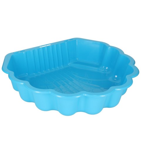 Piaskownica zamykana basen Muszelka Twins podwójna 2w1 160x87,5x19,5cm niebieska Piaskownica zamykana basen Muszelka Twins podwójna 2w1 160x87,5x19,5cm niebieska