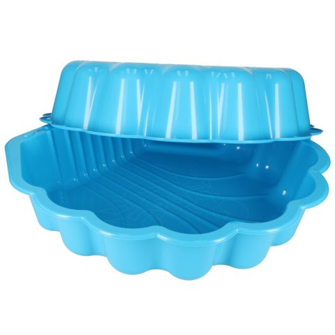 Piaskownica zamykana basen Muszelka Twins podwójna 2w1 160x87,5x19,5cm niebieska Piaskownica zamykana basen Muszelka Twins podwójna 2w1 160x87,5x19,5cm niebieska