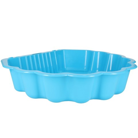 Piaskownica zamykana basen Muszelka Twins podwójna 2w1 160x87,5x19,5cm niebieska Piaskownica zamykana basen Muszelka Twins podwójna 2w1 160x87,5x19,5cm niebieska