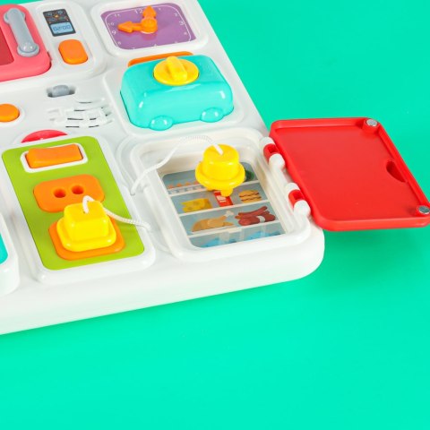 Tablica manipulacyjna sensoryczna montessori kuchnia zegar światło dźwięk Tablica manipulacyjna sensoryczna montessori kuchnia zegar światło dźwięk