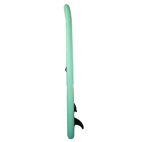 Deska SUP pompowana do pływania z siedzeniem akcesoriami wiosło zestaw turkusowa 350 cm Deska SUP pompowana do pływania z siedzeniem akcesoriami wiosło zestaw turkusowa 350 cm
