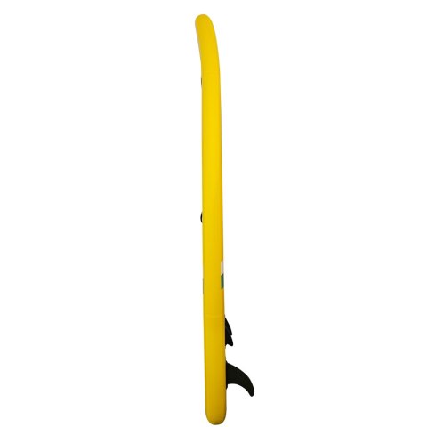 Deska SUP pompowana do pływania z siedzeniem akcesoriami wiosło zestaw żółta 350 cm Deska SUP pompowana do pływania z siedzeniem akcesoriami wiosło zestaw żółta 350 cm