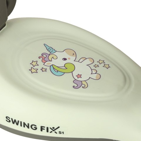 Jeździk grawitacyjny LED Swing FIX S1 skuter z rączką szary max 65kg Jeździk grawitacyjny LED Swing FIX S1 skuter z rączką szary max 65kg