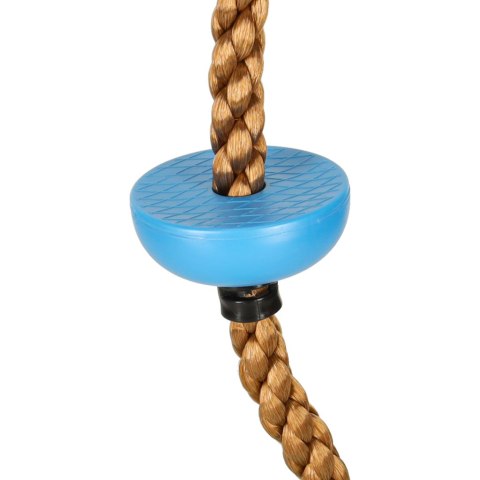 Lina do wspinaczki huśtawka sznur wspinaczkowy z węzłami platformami 200cm Lina do wspinaczki huśtawka sznur wspinaczkowy z węzłami platformami 200cm