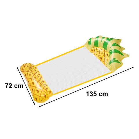 Materac dmuchany plażowy hamak wodny leżak fotel krzesło do pływania basenu ananas Materac dmuchany plażowy hamak wodny leżak fotel krzesło do pływania basenu ananas