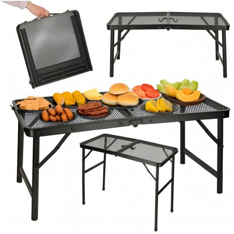 Stół stolik turystyczny LUARO kempingowy cateringowy składany 80 x 40 x 66 x 37 cm Stół stolik turystyczny LUARO kempingowy cateringowy składany 80 x 40 x 66 x 37 cm