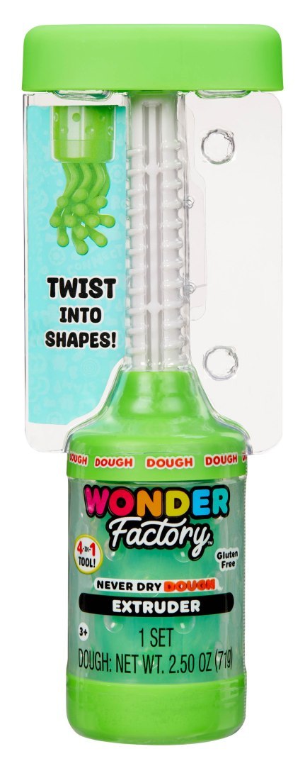 Wonder Factory Never Dry Dough Extruder - Green 532248 Wonder Factory Never Dry Dough Extruder - Green 532248
