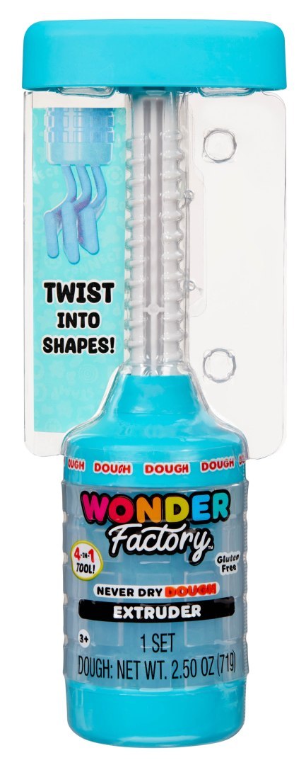 Wonder Factory Never Dry Dough Extruder - Teal 532262 Wonder Factory Never Dry Dough Extruder - Teal 532262