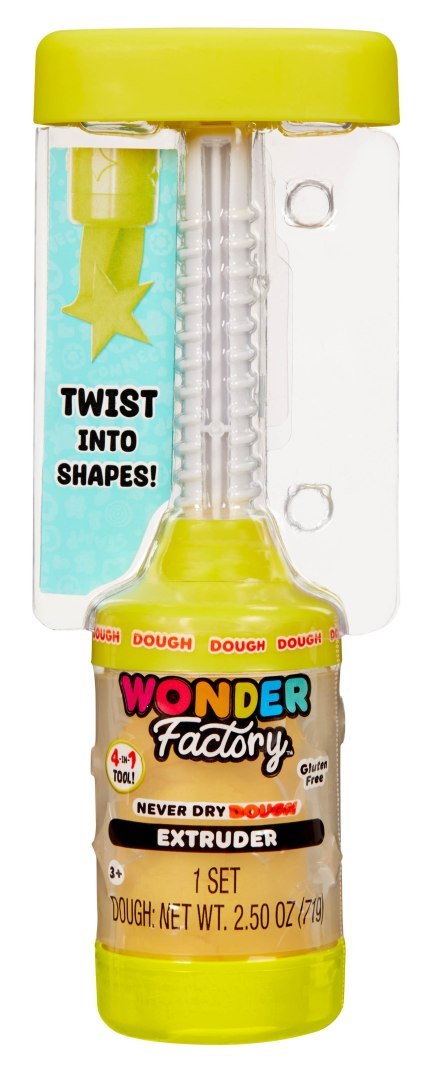 Wonder Factory Never Dry Dough Extruder - Yellow 532279 Wonder Factory Never Dry Dough Extruder - Yellow 532279