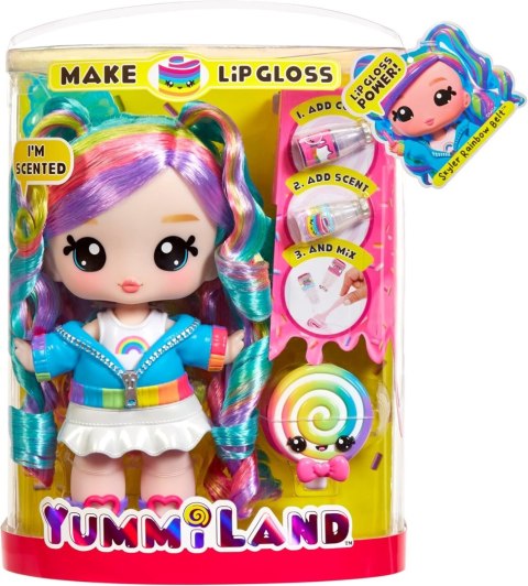 Yummiland Large Doll + Lip Gloss Pet- Rainbow (Skyler Rainbow Belt) 121022 Yummiland Large Doll + Lip Gloss Pet- Rainbow (Skyler Rainbow Belt) 121022
