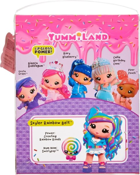 Yummiland Large Doll + Lip Gloss Pet- Rainbow (Skyler Rainbow Belt) 121022 Yummiland Large Doll + Lip Gloss Pet- Rainbow (Skyler Rainbow Belt) 121022